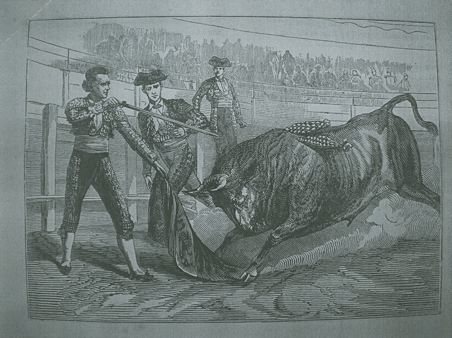 <p>Lithographie, Espagne, 19e siècle.</p>