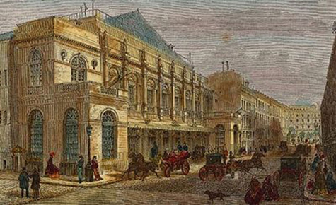 <p>Paris, Opéra Péletier, 19th century.</p>