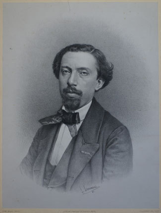 <p>Gevaert, lithograph by Jean-Baptiste Lammens.</p>